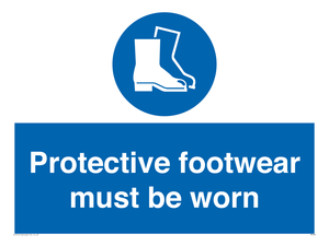 MP285: protective footwear must be worn