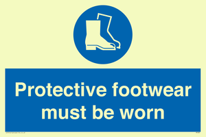 MP285: protective footwear must be worn