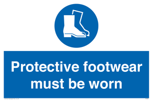 MP285: protective footwear must be worn