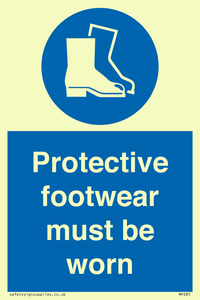 MP285: protective footwear must be worn