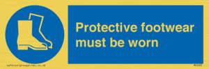 MP285: protective footwear must be worn