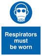 MP287: respirators must be worn