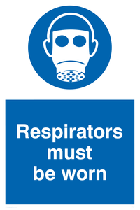 MP287: respirators must be worn