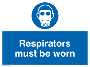 MP287: respirators must be worn