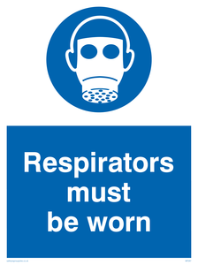 MP287: respirators must be worn