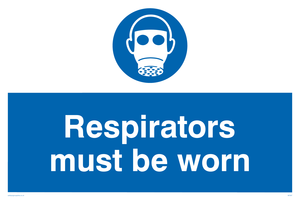 MP287: respirators must be worn