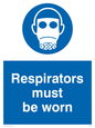 MP287: respirators must be worn