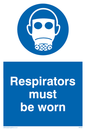 MP287: respirators must be worn