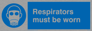 MP287: respirators must be worn