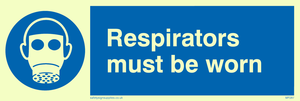 MP287: respirators must be worn