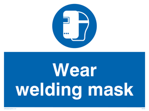 MP290: wear welding mask
