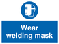 MP290: wear welding mask