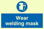 MP290: wear welding mask