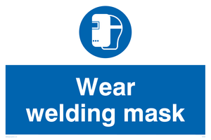 MP290: wear welding mask