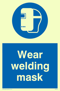 MP290: wear welding mask