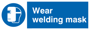 MP290: wear welding mask