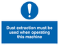 MP291: Dust extraction this machine