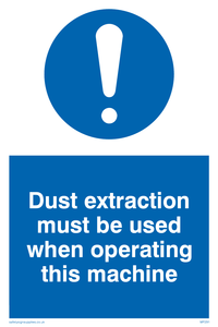MP291: Dust extraction this machine