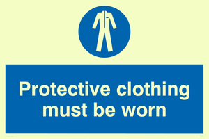 MP292: protective clothing must be worn