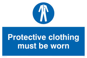 MP292: protective clothing must be worn