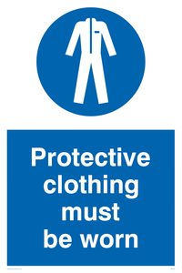 MP292: protective clothing must be worn