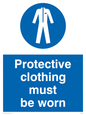 MP292: protective clothing must be worn
