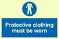 MP292: protective clothing must be worn