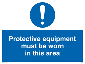 MP293: PPE in this area