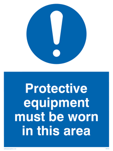 MP293: PPE in this area