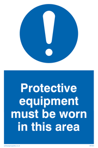 MP293: PPE in this area