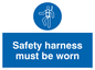 MP298: safety harness must be worn