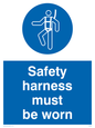 MP298: safety harness must be worn