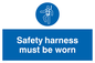 MP298: safety harness must be worn