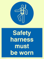 MP298: safety harness must be worn