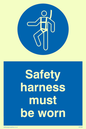 MP298: safety harness must be worn