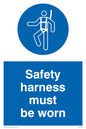 MP298: safety harness must be worn