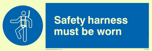 MP298: safety harness must be worn