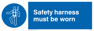 MP298: safety harness must be worn