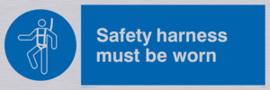 MP298: safety harness must be worn