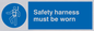 MP298: safety harness must be worn
