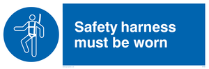 MP298: safety harness must be worn