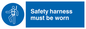 MP298: safety harness must be worn