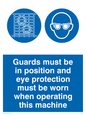 MP301: Guards & eye protection needed