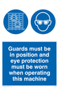 MP301: Guards & eye protection needed