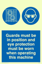 MP301: Guards & eye protection needed