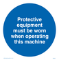 MP302: PPE when operating machine