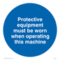 MP302: PPE when operating machine