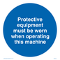 MP302: PPE when operating machine