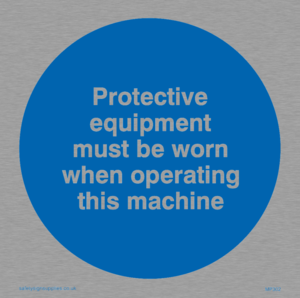 MP302: PPE when operating machine