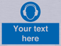 MP3021: Custom Ear Protection Sign